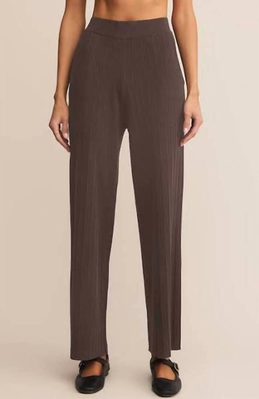 NEW Z SUPPLY du monde sweater pant in burnt ash heather